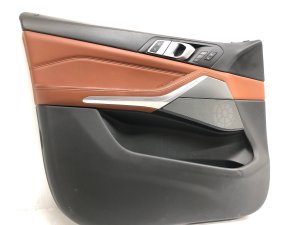 2020-2025 BMW X6 Brown Door Interior Trim Panel - Front, Left (Driver) (Used OEM)