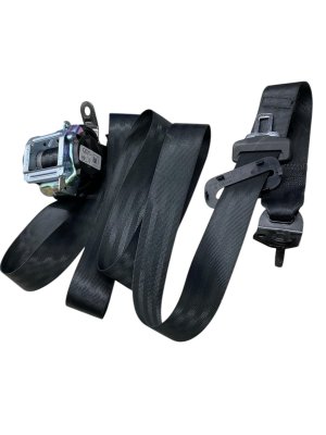 2021-2025 Ford Mustang Mach-E Black Seat Belt Assembly - Rear, Left (Driver) (Used OEM)