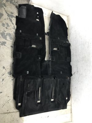 2020-2022 Hyundai Palisade Black Front Cabin Floor Carpet (Used OEM)