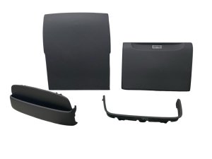 2012-2018 Bentley Continental Black Seatback Cover Molding Set - Front (Used OEM)