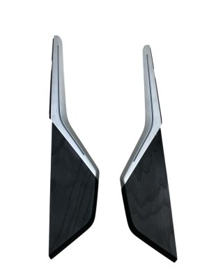 2019-2022 BMW X7 Black Quarter Panel Illuminated Trim Plate Set - Rear, Left (Driver) (Used OEM)