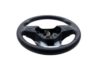 2020-2022 Hyundai Palisade Black 3-Spoke Perforated Leather Heated Steering Wheel with Switches and Paddle Shifters (Used OEM)