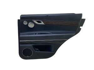 2021-2025 Genesis GV80 Black Door Interior Trim Panel with Manual Sun Shade and Premium Audio - Rear, Right (Passenger) (Used OEM)