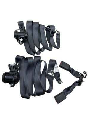 2023-2025 Honda Pilot Black 3rd Row Seat Belt Assembly with Buckle - Rear, Left (Driver) (Used OEM)