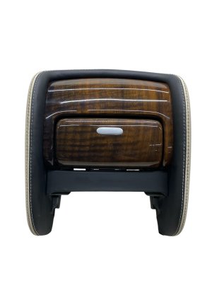 2014-2019 Bentley Flying Spur Black Center Console Ash Tray and Trim Cover Panel - Rear (Used OEM)