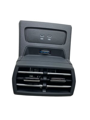 2022-2025 Audi A3 Center Console Climate Control Switch and Air Vent Assembly - Rear (Used OEM)