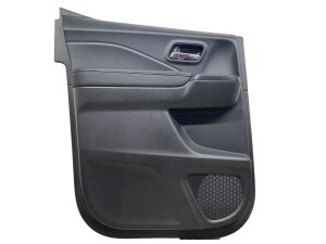2017-2020 Honda Ridgeline Black Door Interior Trim Panel with Handle and Switches - Rear, Left (Driver) (Used OEM)