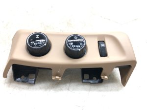 2015-2020 GMC Yukon Tan Headlight and Transfer Case Switch Panel - Front (Used OEM)