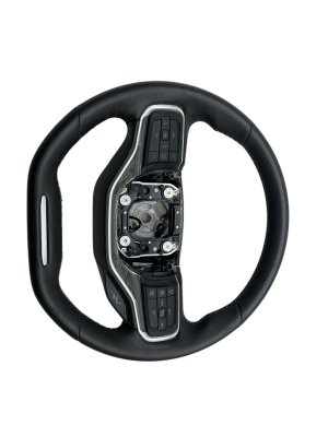 2022-2025 Jeep Wagoneer Black Wood Grain Steering Wheel (Used OEM)
