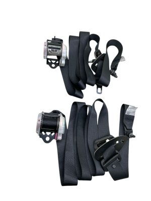 2011-2020 INFINITI QX56 Black 3rd Row Seat Belt Assembly - Rear, Right (Passenger) (Used OEM)
