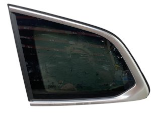 2023-2025 BMW X1 Quarter Glass with Metal Look Trim - Rear, Left (Driver) (Used OEM)