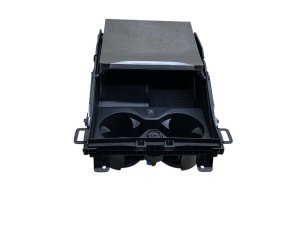 2019-2025 BMW X5 Brown Rear Center Console Trim Panel with Temperature Control - Front (Used OEM)