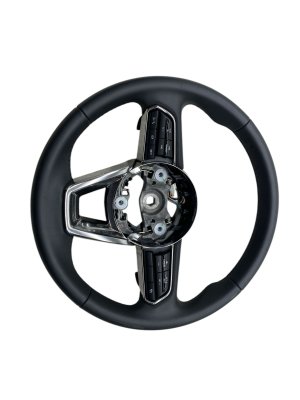2025 Mazda CX-70 Black Leather Steering Wheel with Controls and Paddle Shifters (Used OEM)