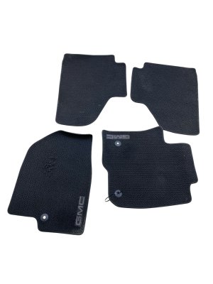 2021-2026 GMC Yukon XL Black 4-Piece Carpet Floor Mat Set (Used OEM)