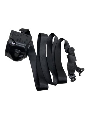 2017-2024 Maserati Levante Black Seat Belt Assembly with Buckle - Rear, Left (Driver) (Used OEM)