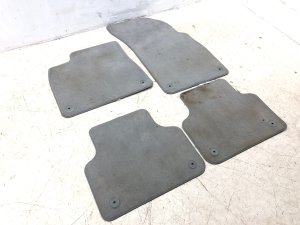 2017-2019 Audi Q7 Rock Gray 4-Piece Carpet Floor Mat Set (Used OEM)