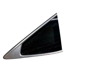 2021-2025 Genesis GV80 Chrome Quarter Glass with Chrome Trim - Rear, Right (Passenger) (Used OEM)