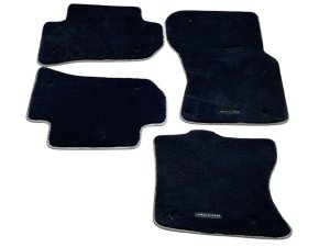 2017-2025 Jaguar F-Pace Black Front and Rear Carpet Floor Mat Set (Used OEM)