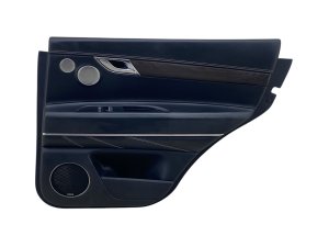 2021-2024 Genesis GV80 Black Door Interior Trim Panel with Power Sunshade - Rear, Right (Passenger) (Used OEM)