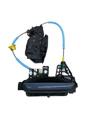 2024-2025 BMW X2 Blue Exterior Door Handle and Lock Latch Actuator - Rear, Right (Passenger) (Used OEM)