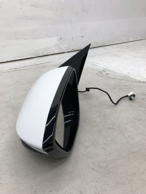 2022-2025 Lucid Air White Power Blind Spot Door/Side View Mirror (Used OEM)