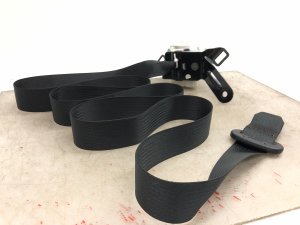 2018-2024 Lincoln Navigator Black Center 3rd Row Seat Belt Assembly - Rear, Left (Driver) (Used OEM)
