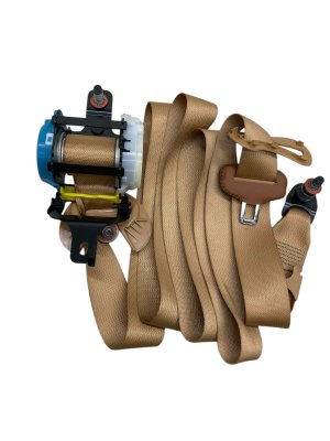 2021-2024 Genesis GV80 Tan Seat Belt Assembly - Rear, Left (Driver) (Used OEM)
