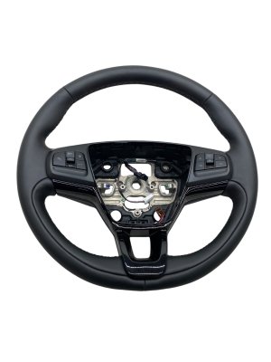 2021-2024 Ford Mustang Mach-E Black Onyx Heated Leather Steering Wheel with Controls (Used OEM)