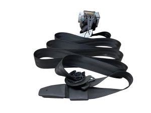 2011-2018 Porsche Cayenne Black Seat Belt Assembly with Pretensioner - Front, Left (Driver) (Used OEM)