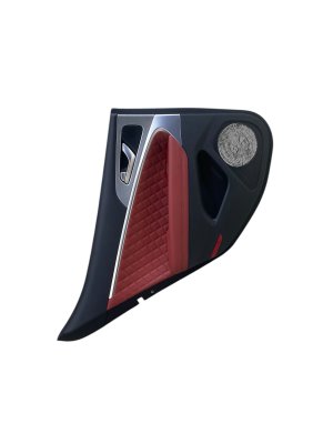 2022-2024 Genesis G70 Red Door Interior Trim Panel - Rear, Left (Driver) (Used OEM)