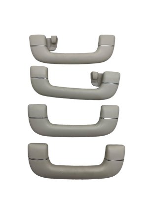 2021-2024 Genesis GV80 Beige Interior Roof Grab Handle Assist Strap Set (Used OEM)