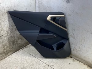2018-2025 BMW X3 Black Door Interior Trim Panel - Rear, Left (Driver) (Used OEM)