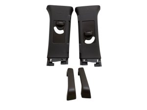 2022-2024 Lincoln Navigator Java (Brown) Upper B-Pillar Trim Panel and Grab Handle Set (Used OEM)