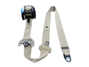 2021-2024 INFINITI QX80 Tan Seat Belt Assembly with Tensioner without Pre-Crash System - Front, Right (Passenger) (Used OEM)