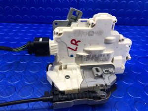 2010-2016 Porsche Panamera Door Latch Assembly with Soft Close - Rear, Left (Driver) (Used OEM)