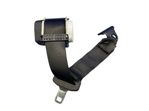 2017-2024 Mini Cooper Countryman Black Seat Belt Assembly - Rear, Left (Driver) (Used OEM)