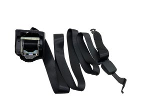 2017-2024 Maserati Levante Black Seat Belt Assembly with Buckle - Rear, Right (Passenger) (Used OEM)