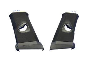 2020-2025 BMW M8 Black Upper B-Pillar Trim Cover Panel Set (Used OEM)