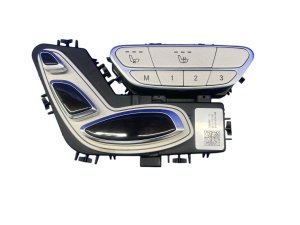 2014-2020 Mercedes-Benz S350 Black Seat Adjustment Control Switch Panel - Rear (Used OEM)