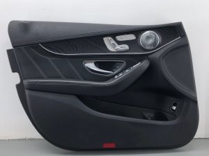 2015-2021 Mercedes-Benz C280 Black Door Interior Trim Panel - Front, Left (Driver) (Used OEM)