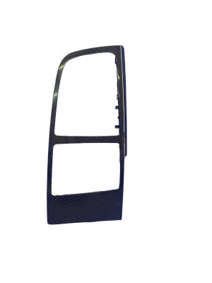 2017-2023 Audi R8 Black Center Console Trim Cover Panel Carbon Fiber - Front (Used OEM)