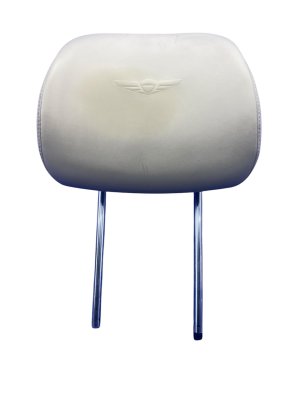 2020-2022 Genesis G90 Beige Seat Headrest - Front, Left (Driver) (Used OEM)