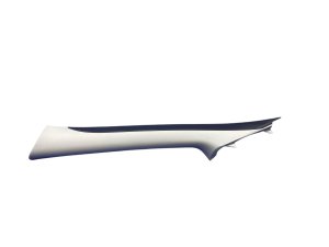 2023-2025 Toyota Prius Gray A-Pillar Trim Cover Panel - Front (Used OEM)