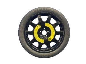 2020-2025 Audi S8 Black 20x5 Spare Wheel and Tire Assembly (Used OEM)