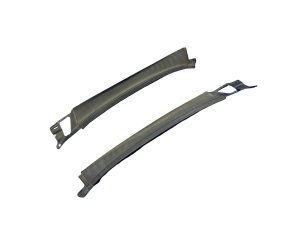 2014-2016 Porsche Panamera Black Upper Fender Seal Trim Cover Panel Set (Used OEM)