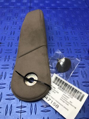 2018-2022 Honda Odyssey Beige Cloth Seat Armrest - Front, Right (Passenger) (Used OEM)