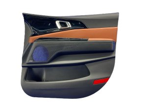 2022-2025 Kia Carnival Brown Door Interior Trim Panel SX Prestige - Front, Right (Passenger) (Used OEM)