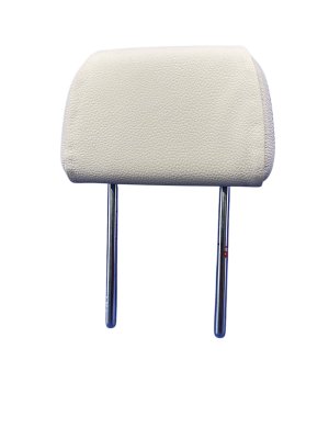 2017-2023 BMW 528i White Seat Leather Headrest - Rear, Left (Driver) (Used OEM)