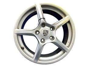 2013-2016 Porsche Boxster 18x8 5-Spoke Machined Front Alloy Wheel (Used OEM)