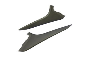2013-2016 Porsche Boxster Black Center Console Trim Cover Panel Set - Front (Used OEM)